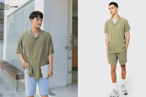 Mát mẻ với quần short jeans / kaki