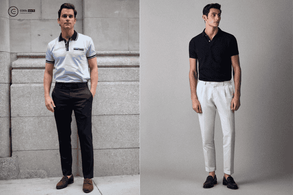 Mặc áo polo đẹp với cách sơ vin