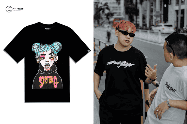 Áo thun nam in hình graphic Street Gang