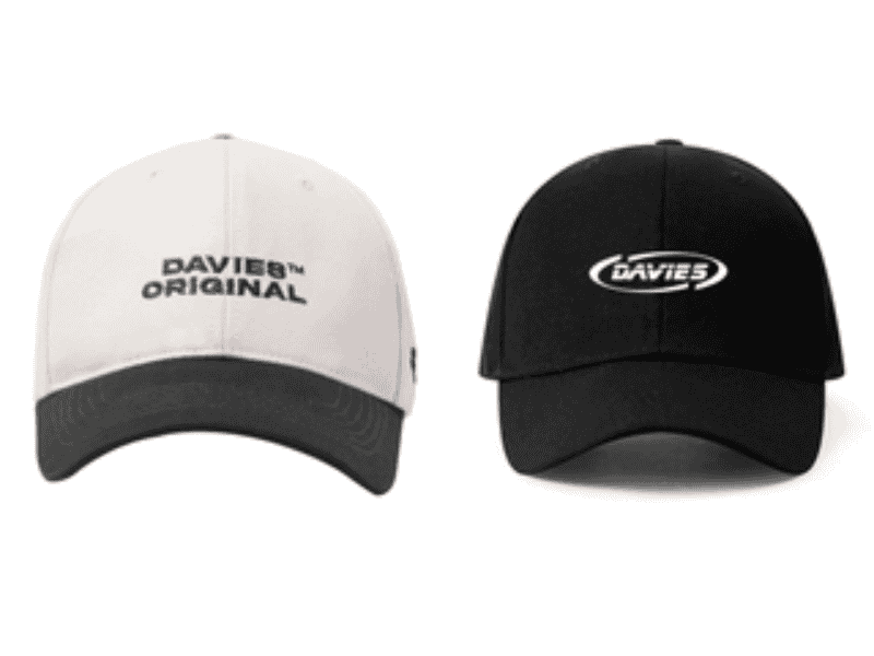 Mũ lưỡi trai Davies form cứng cáp, logo in nổi bật