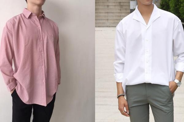 Phong cách streetwear với áo sơ mi đơn giản
