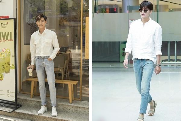 Áo sơ mi trắng và quần jean - bộ đôi hoàn hảo cho streetwear