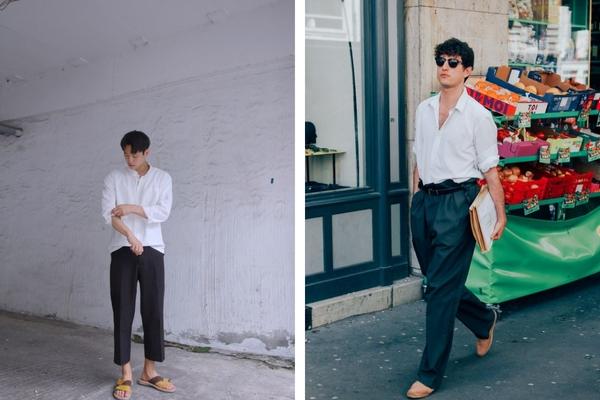 Set đồ streetwear với quần ống rộng và phụ kiện nổi bật