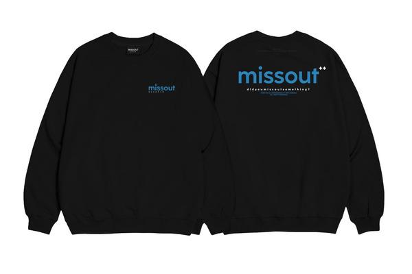 Áo sweater đen MISSOUT