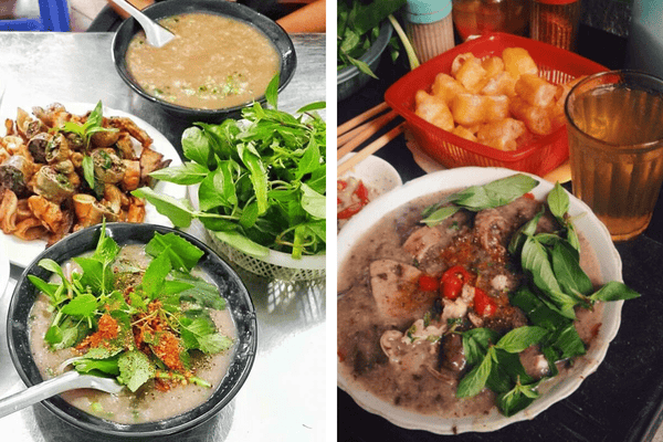Cháo lòng Thanh Hà - bát cháo lòng thơm ngon