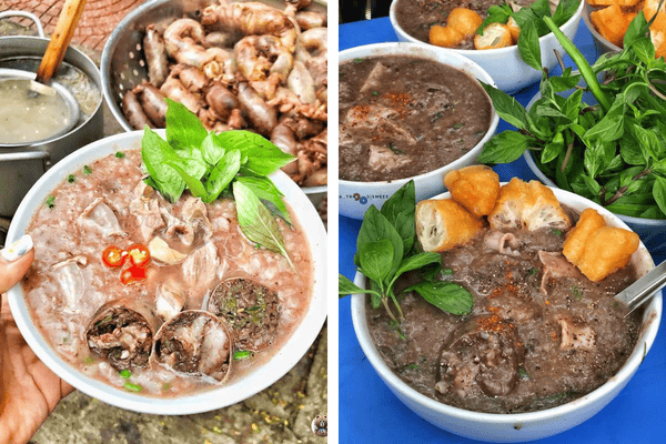 Cháo lòng 141 Trung Liệt - bát cháo lòng đầy đủ topping