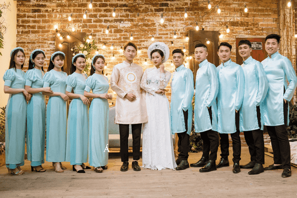 Mẫu áo dài màu xanh ngọc