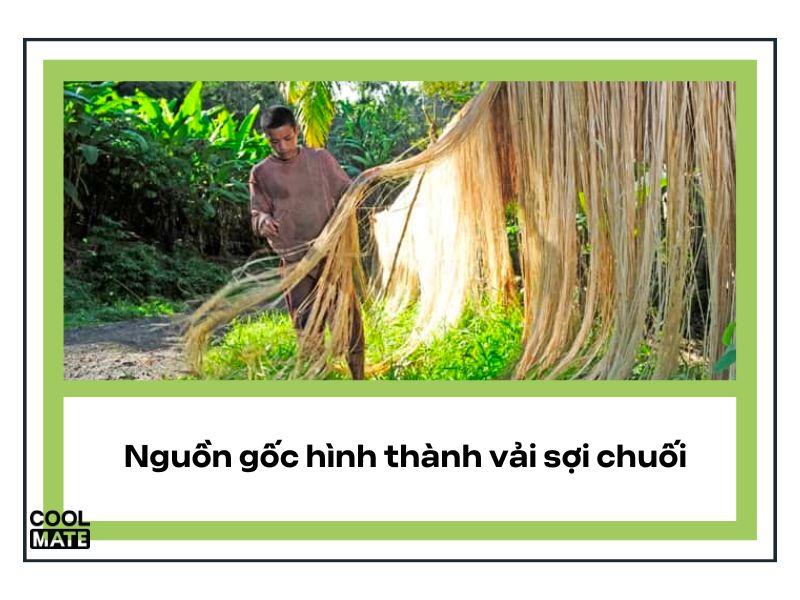 Lịch sử sản xuất vải sợi chuối bắt nguồn từ Philippines và hiện nay Ấn Độ là quốc gia sản xuất lớn nhất