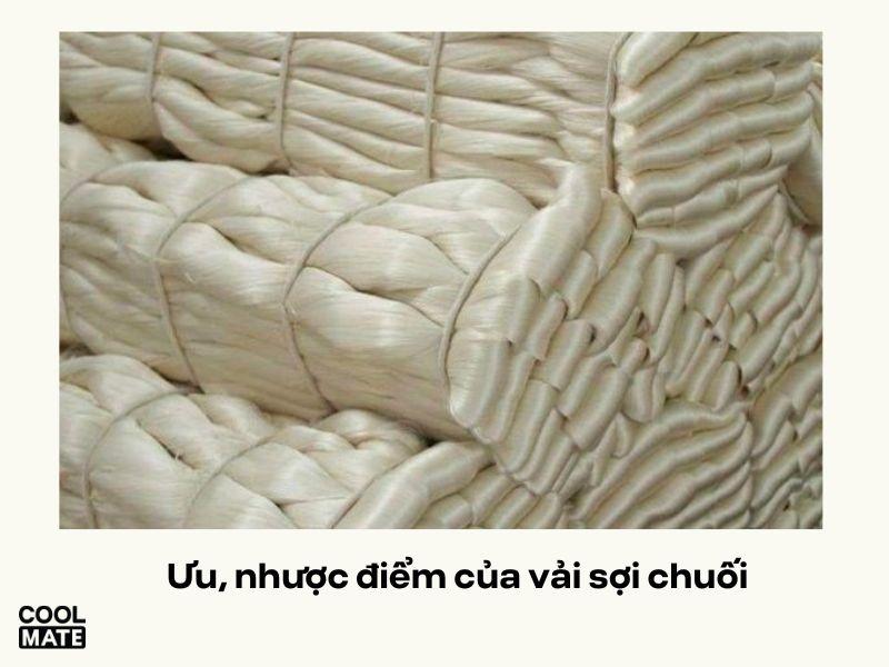 Ưu điểm của vải sợi chuối: bền, thân thiện môi trường, thoáng khí