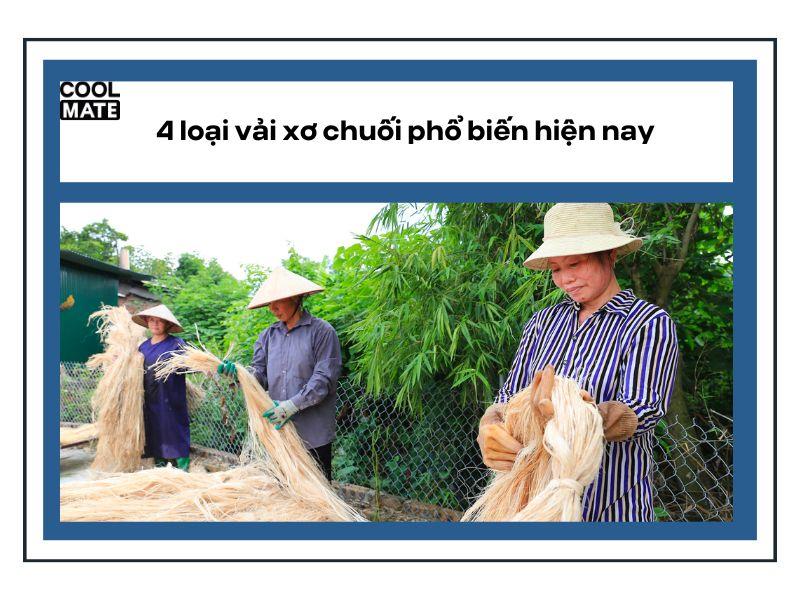 Các loại vải sợi chuối phổ biến