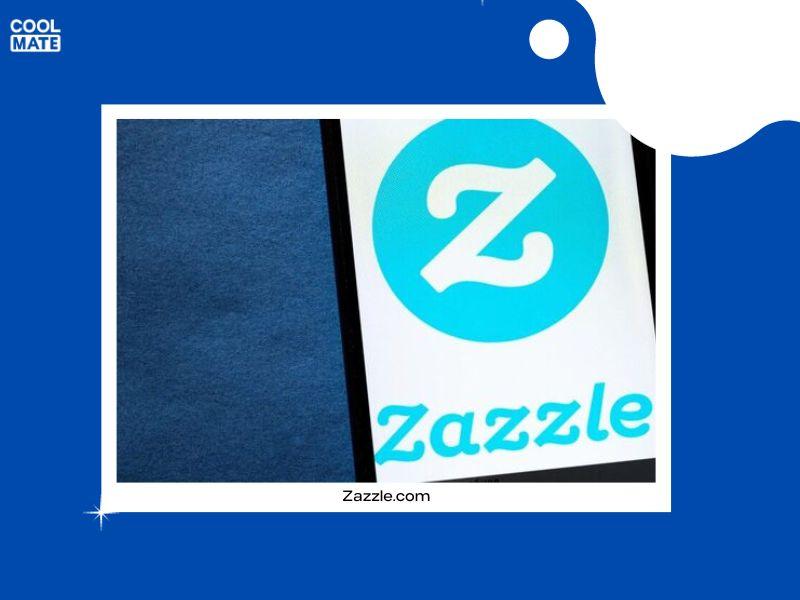 Giao diện website Zazzle.com với nhiều tính năng thân thiện người dùng