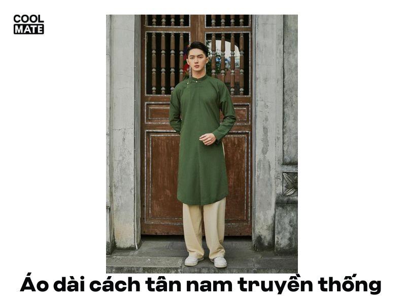 Mẫu áo dài cách tân nam truyền thống
