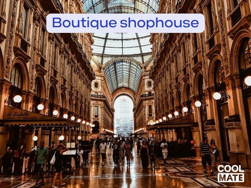 Boutique shophouse nghĩa là gì?