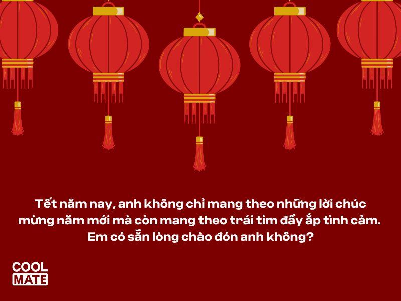 Caption thả thính Tết 2024 cực ngầu và ấn tượng.