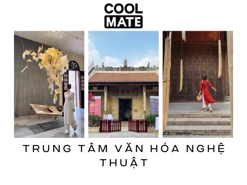 Trung tâm Văn hóa Nghệ thuật - nhiều khu vực check-in cùng áo dài