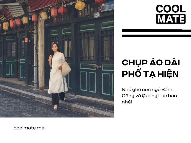 Phố Tạ Hiện - hòa mình vào không gian vintage cùng áo dài truyền thống