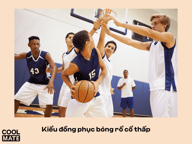 Mẫu áo bóng rổ cổ thấp
