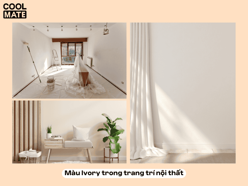 Màu Ivory trong trang trí nội thất
