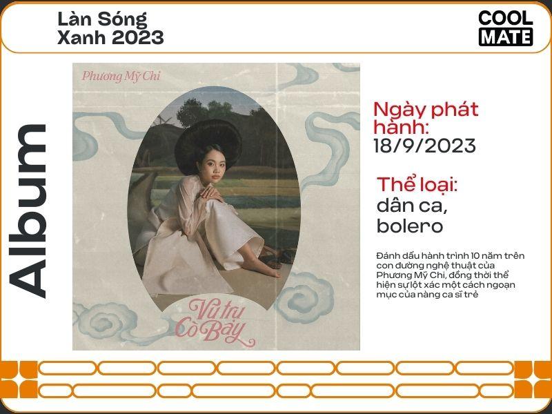 Album Vũ trụ cò bay lọt đề cử Làn sóng xanh 2023