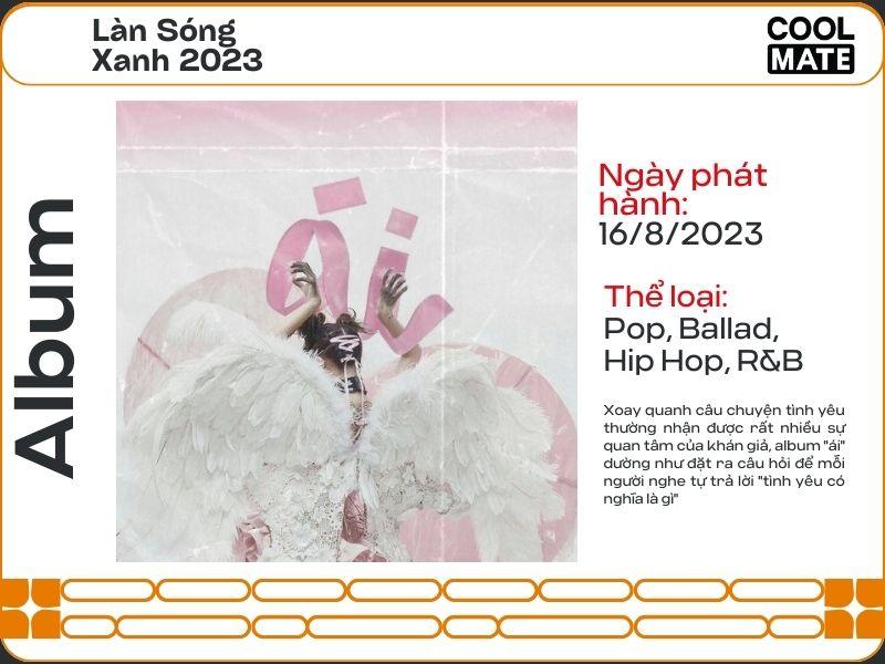 Album ái lọt đề cử Làn sóng xanh 2023