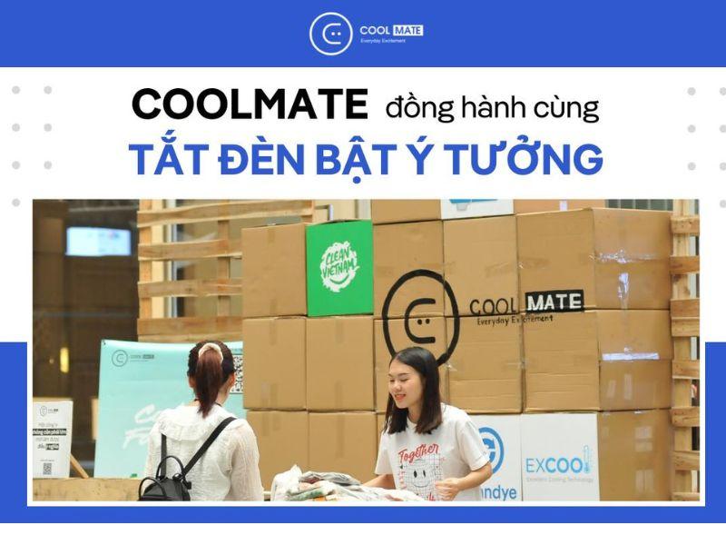 Gian hàng của Coolmate tại Lễ hội Tắt đèn