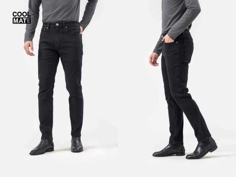 Jeans Basics dáng Slim fit
