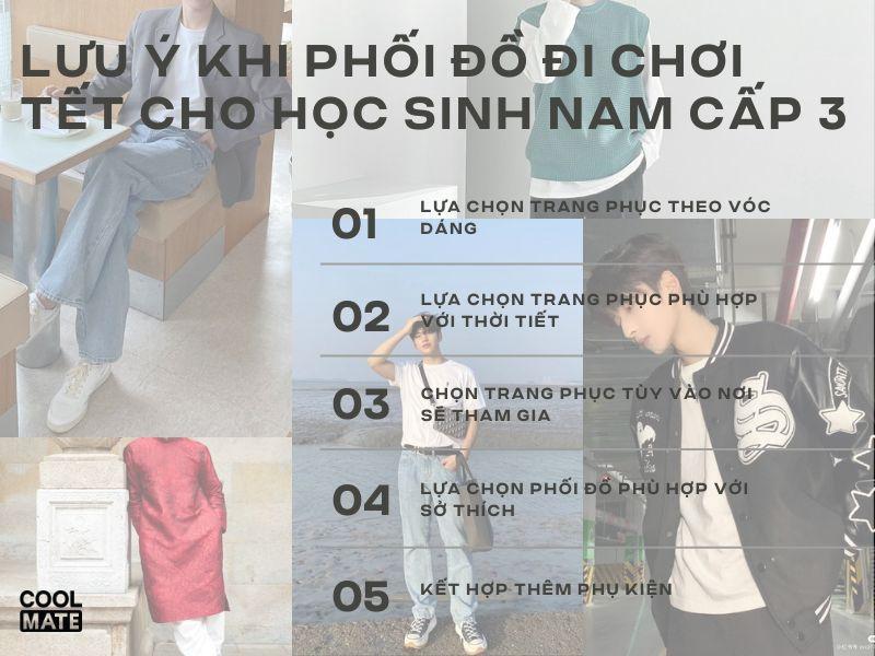cách phối đồ đi chơi Tết cho học sinh cấp 3