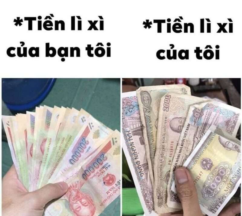 Cũng là lì xì mà nó lạ lắm