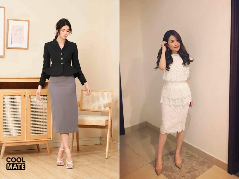 Hình ảnh minh họa: Áo và đầm Peplum