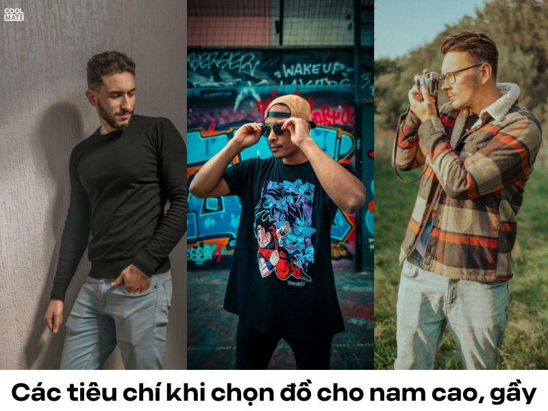 Áo sơ mi slim fit giúp tôn dáng cho nam cao gầy
