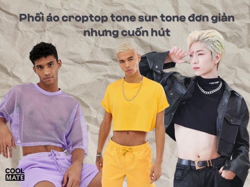 Bỏ túi 14 tips phối đồ với áo croptop nam ấn tượng, phong cách