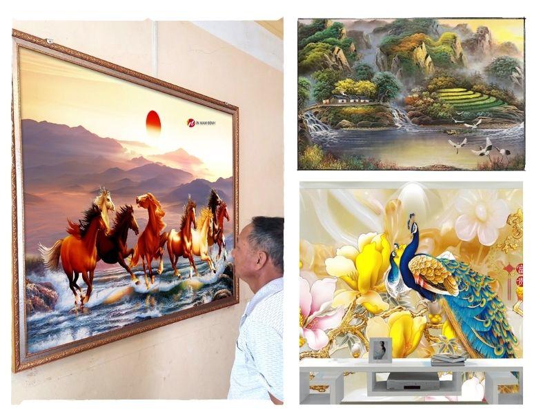 Tặng tranh vẽ phong thủy trong lần đầu ra mắt nhà bạn gái