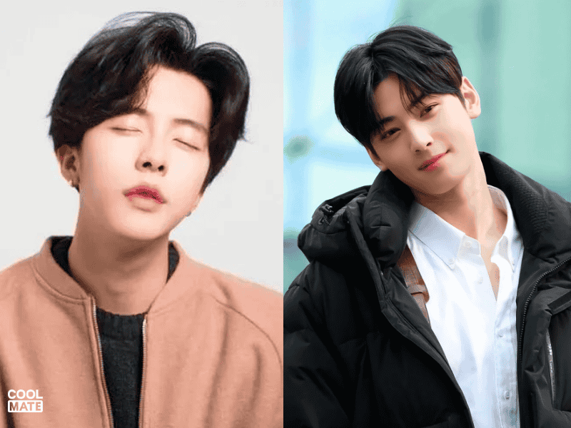 Tóc uốn Middle Part của các diễn viên Hàn Quốc