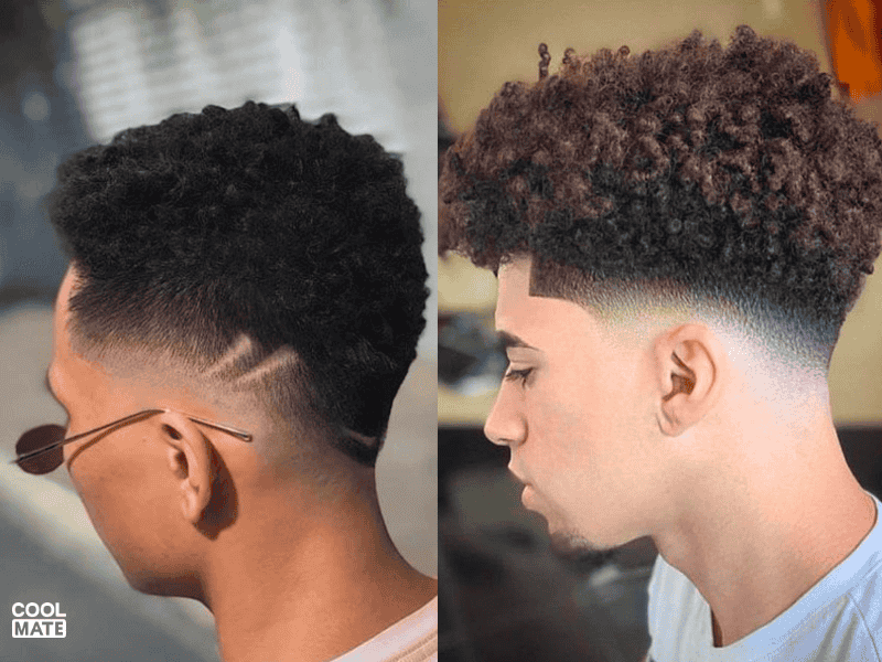 Afro MoHawk haircut phù hợp với phong cách hiphop