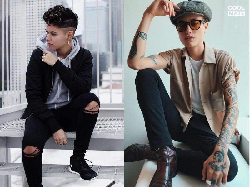 Về trang phục, tomboy sẽ luôn có những outfit năng động, trẻ trung