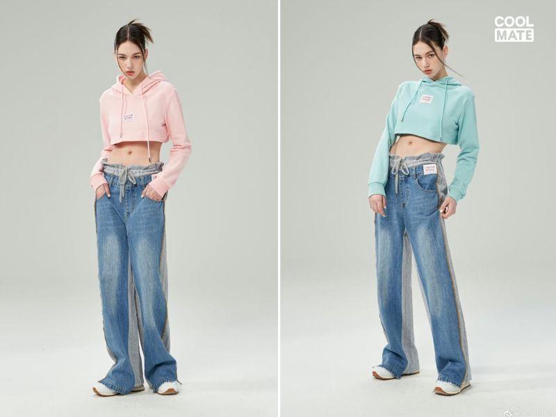 Áo croptop hoodie dành cho các cô nàng cá tính
