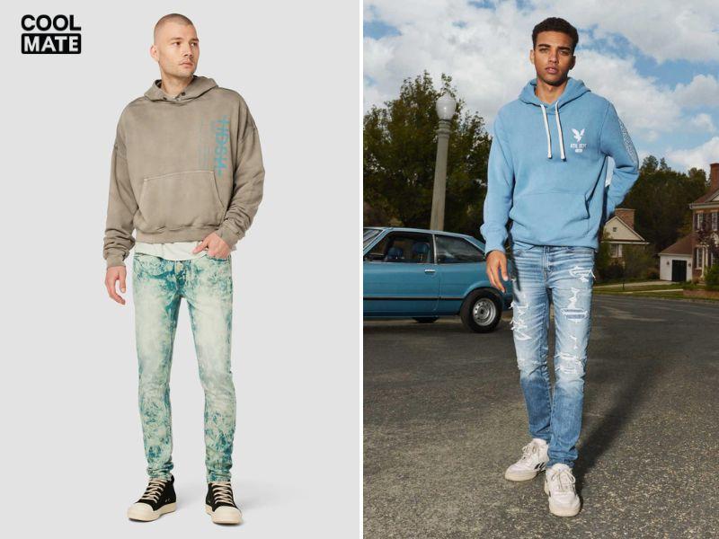 Phối áo tay dài với hoodie local brand