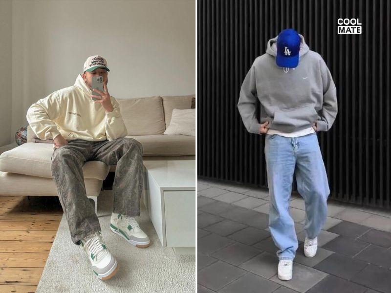 Phối mũ lưỡi trai với hoodie local brand
