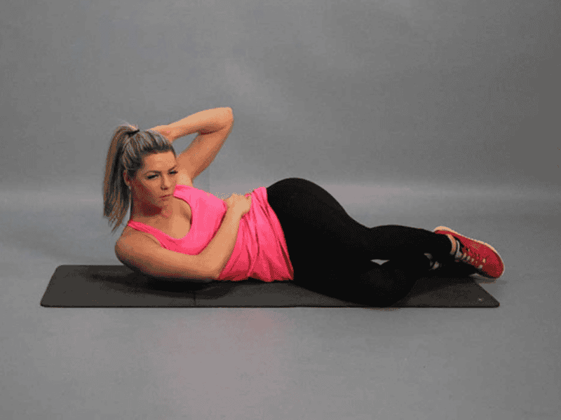 Gập bụng ngược (Reverse Crunches)