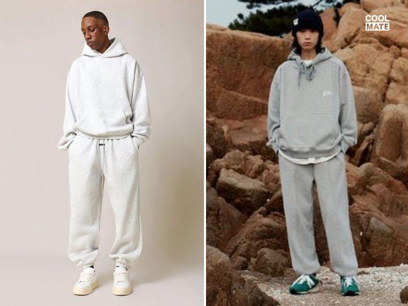 Phối quần jogger với hoodie local brand