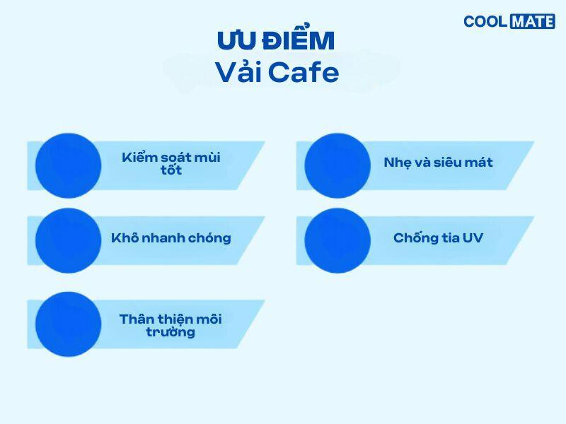Ưu điểm nổi bật của vải cafe