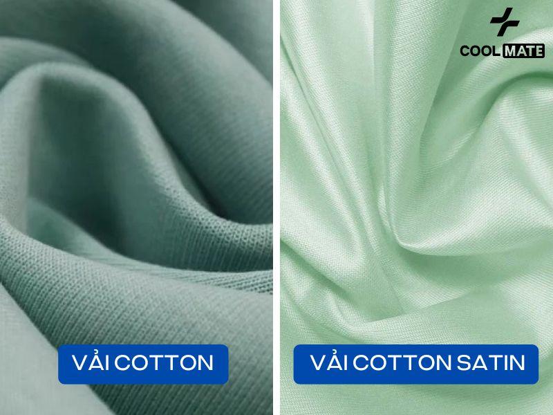Vải cotton satin