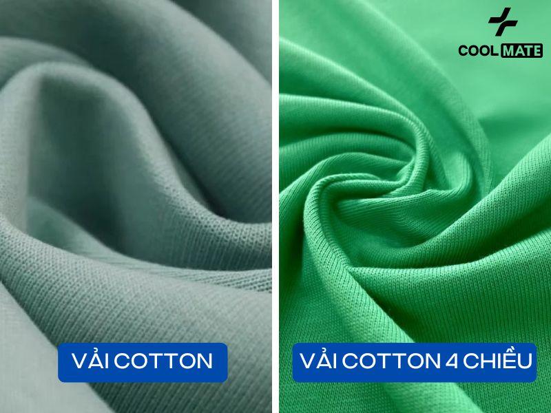 Vải cotton 4 chiều