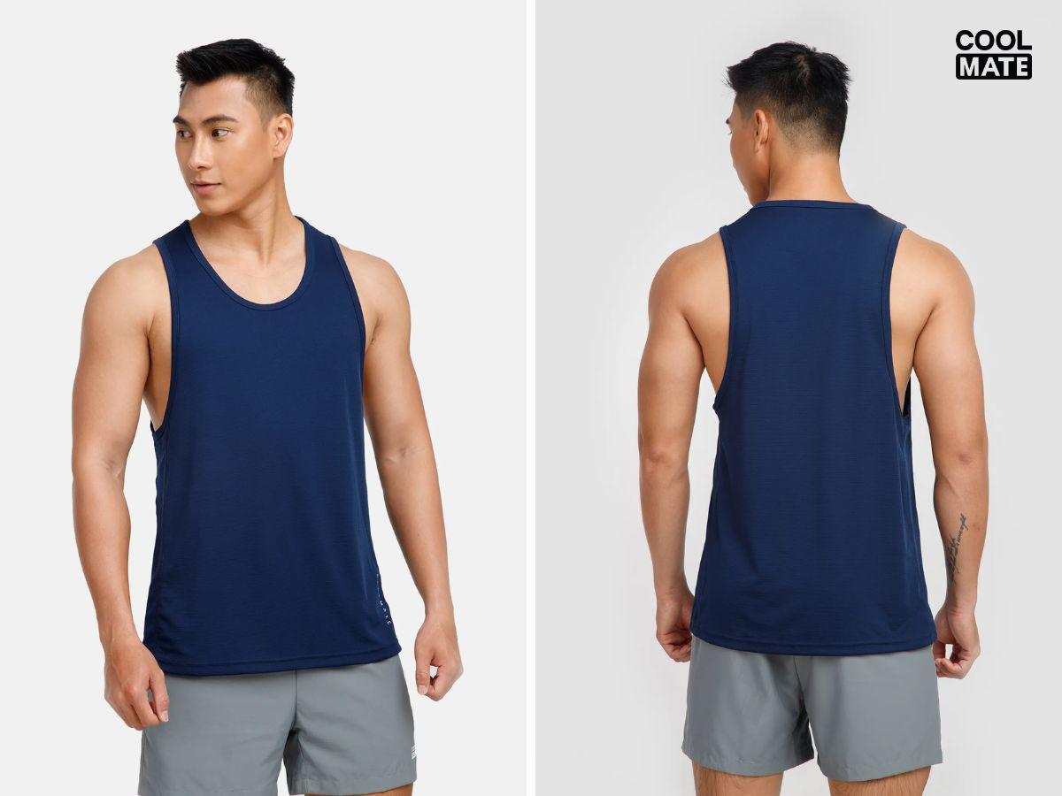 áo ba lỗ body nam recycle active coolmate