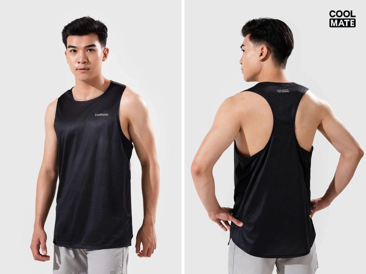 áo ba lỗ chạy bộ nam fast free run coolmate