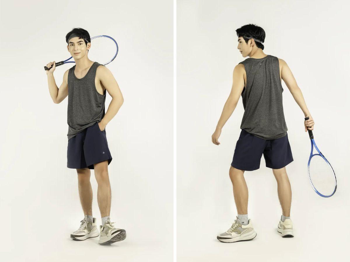 áo ba lỗ body nam cotton compact thoải mái