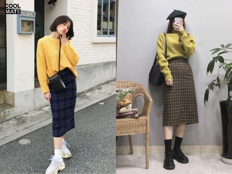 Áo hoodie không mũ phối phong cách dễ thương