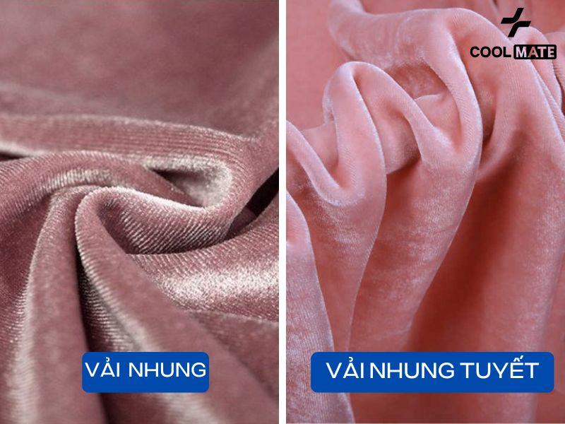 vải nhung tuyết