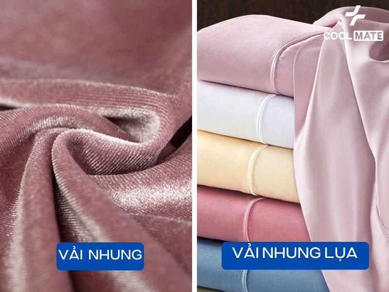vải nhung lụa
