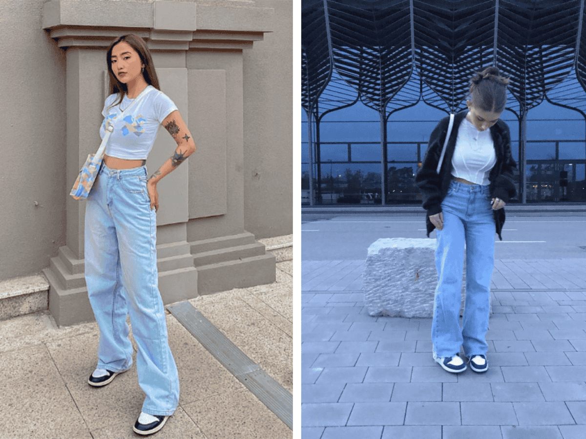 Một chút hơi hướng retro cùng với quần ống loe